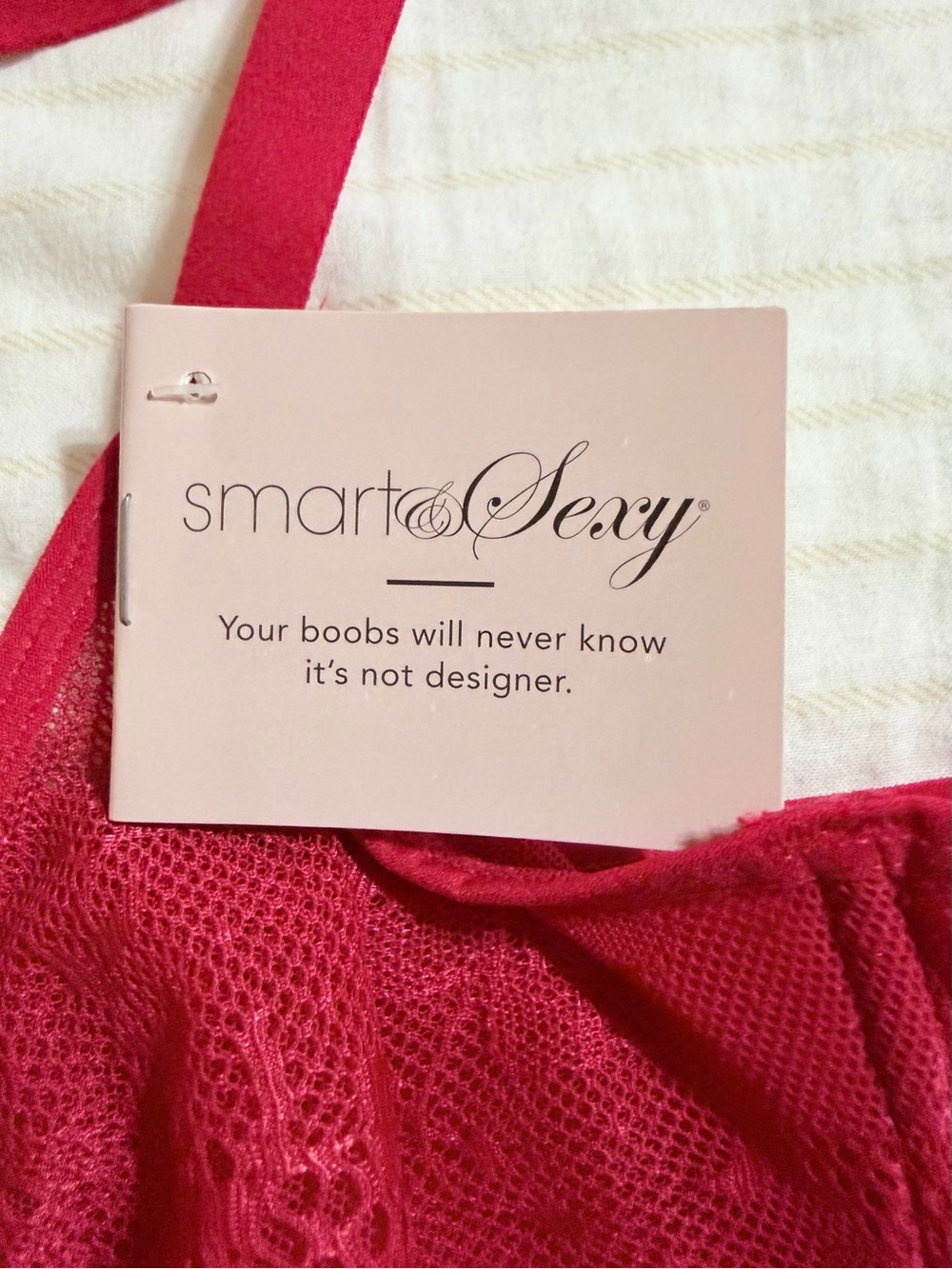 Red Sheer Sexy Floral Demi Underwire Bra NWT - Picture 8 of 8